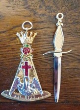 Bijoux sautoir maçonnique 18e