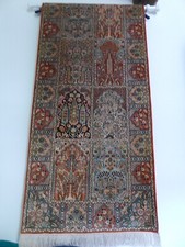 Tapis laine et soie du Kashmir