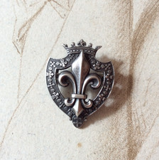 Ancienne Broche Fleur de Lys