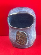 Main à sel, boîte sel céramique de guérande signature à identifier - 19 cm