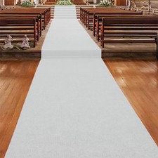 Tapis de Mariage Blanc 110 Premium Évènementiel Juste Ruban À Hochzeitsläufer