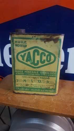 Bidon huile yacco déco garage - huile,