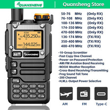 Quansheng UV-K5(8) Talkie-Walkie Longue Portée AM/FM Radio Portable