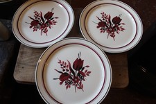 Assiette plate vintage faïence BOCH Frères La LouvIère Belgique