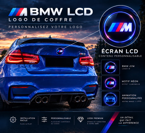 Logo bmw lcd - logo, coffre