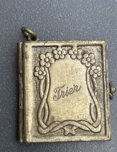 Ancien pendentif livre - ancien,