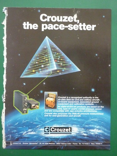 1986 pub crouzet - crouzet, valence