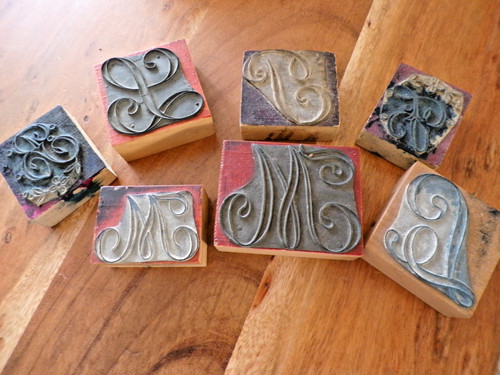 Ancien lot gros tampons - lot,