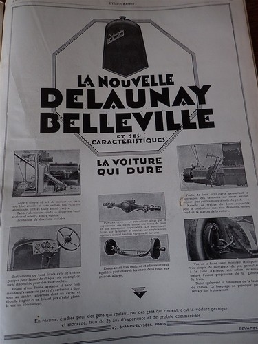 Delaunay belleville automobile - belleville,