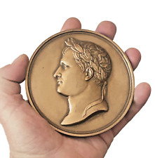 Ancienne Médaille  Napoléon Ier Baptême du Roi de Rome 1811 Andrieu 11,4 cm 