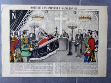 MORT DE NAPOLEON III 1873