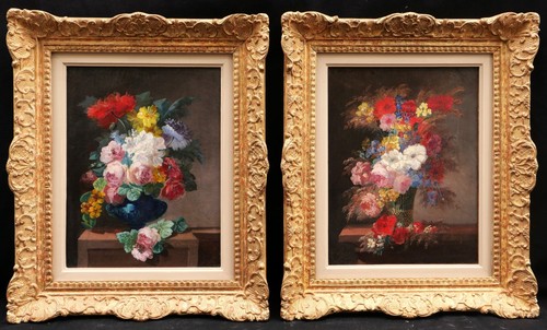 Paire tableaux nature morte