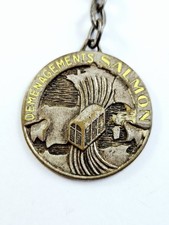 PORTE-CLES - DÉMÉNAGEMENTS SALMON Alger ALGÉRIE - Métal PEINT Années 60 -