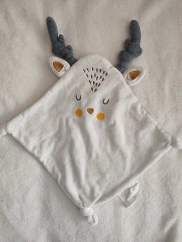 Doudou plat renne cerf siplec - doudou,