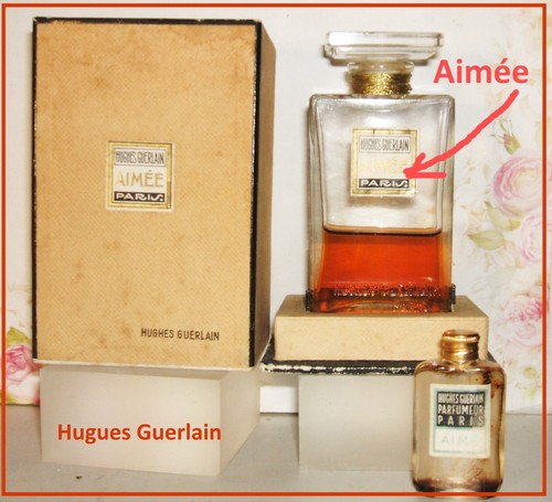 Ancien flacon marque gravée - ancien,