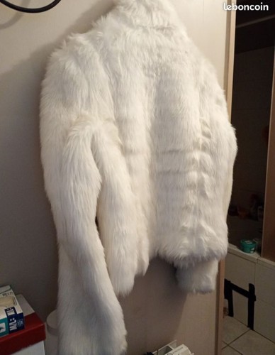 Veste fourrure blanche - veste,