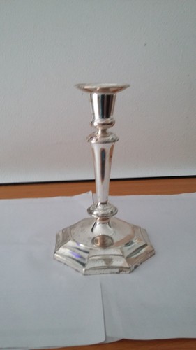 Ancien bougeoir argente art - bougeoir,