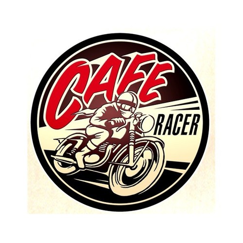 Cafe racer sticker vinyle - racer,