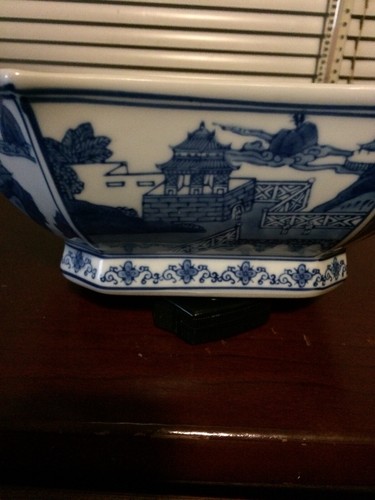 Antique chinese blue - and, white