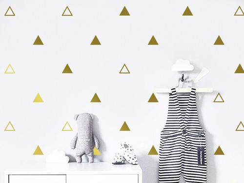 Triangle wall decals - wall, decals,