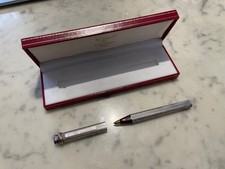 Stylo Cartier modèle Trinity (plaqué argent) Vintage