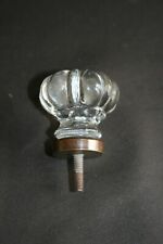 Bouton de porte ancien en Verre