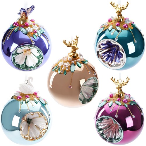 Boule noël verre - de,