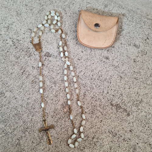 Ancien chapelet métal - , doré