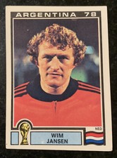 VIM JANSEN HOLLANDE N° 267 - IMAGE PANINI FOOT ORIGINALE ARGENTINA 78 -2