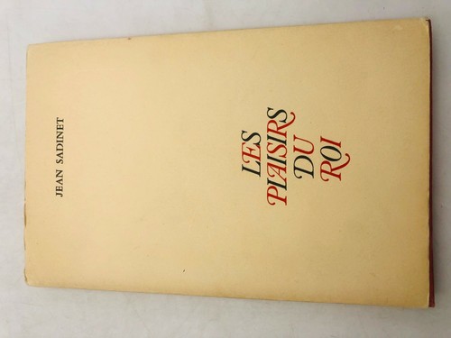 Jean sadinet les plaisirs - -,