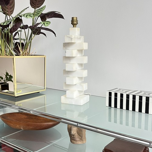 Lampe des années marbre - années, 60/70