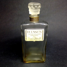 JEAN D ALBRET ECUSSON Eau de Cologne parfumée 15cm Vide sans boite bouchon émeri