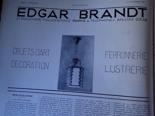 Edgar brandt ferronnerie art - edgar,