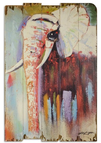 Oeuvre sur bois tableau - , déco