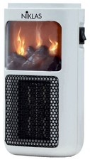RADIATEUR SOUFFLANT NIKLAS AVEC PLUGIN PTC DISTRIBUTEUR CÉRAMIQUE FUEGO 400W 11x