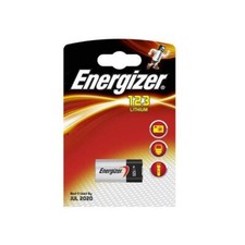 [63286-10] ENERGIZER Lot de 10 Blisters de 1 Pile Lithium Photo CR 123 A 3V