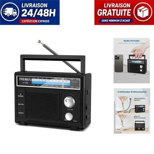 Prunus 136 radio - j-136, portable
