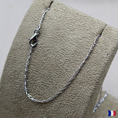 Chaîne maille figaro plate - figaro,