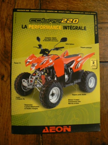 Brochure prospectus moto - moto,
