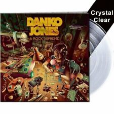 DANKO JONES A ROCK SUPREME METAL HARD LP 33T VINYLE NEUF TRANSPARENT CLEAR 700ex