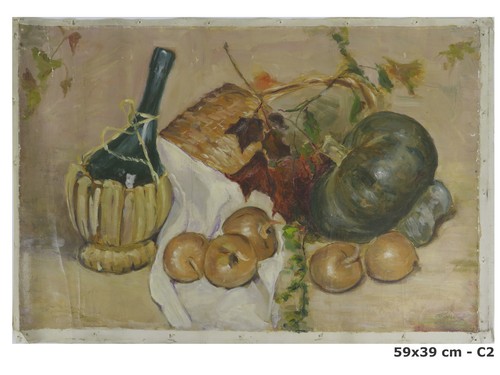 Tableau huile sur - À,
