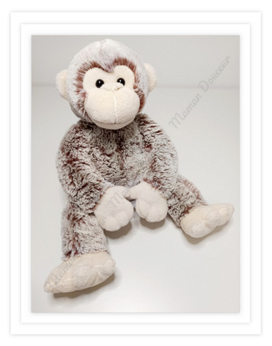 Peluche doudou singe beige - peluche/doudou,