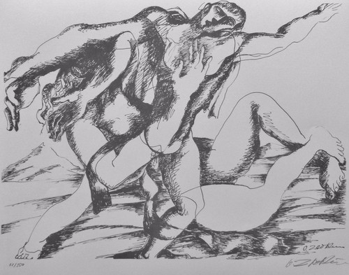 Ossip zadkine battre - zadkine, avec