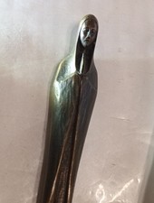 Statuette  Religieuse  En Bronze Signee M.  THEVENET