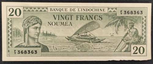 Nouvelle calédonie billet - nouvelle, de