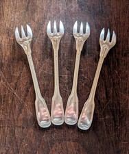 Fourchettes a Huitres en métal argenté 