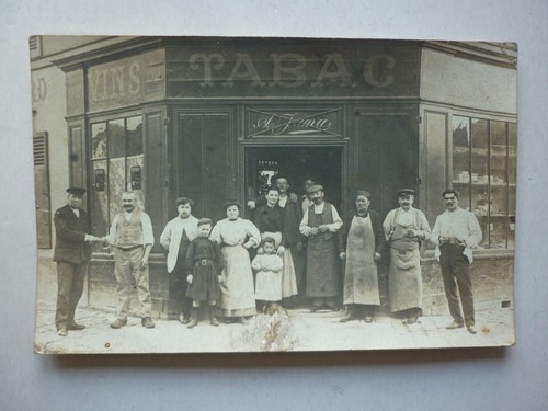 Carte photo façade - de, magasin