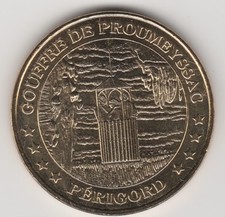 A 2011 TOKEN MEDAILLE MONNAIE DE PARIS -- 24 260 N°11 GOUFFRE DE PROUMEYSSAC 
