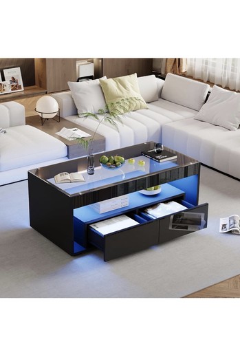 Merax table basse led - table,