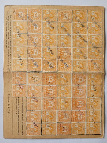 Timbres socio postaux - (34),